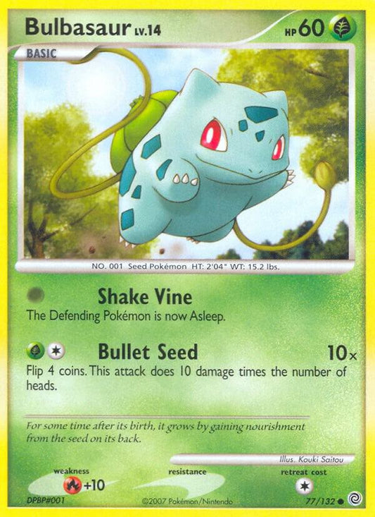 Pokemon Bulbasaur 77/132 Secret Wonders