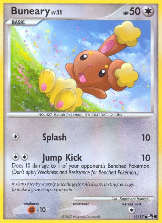 Pokemon Buneary 12/17 POP Series 6