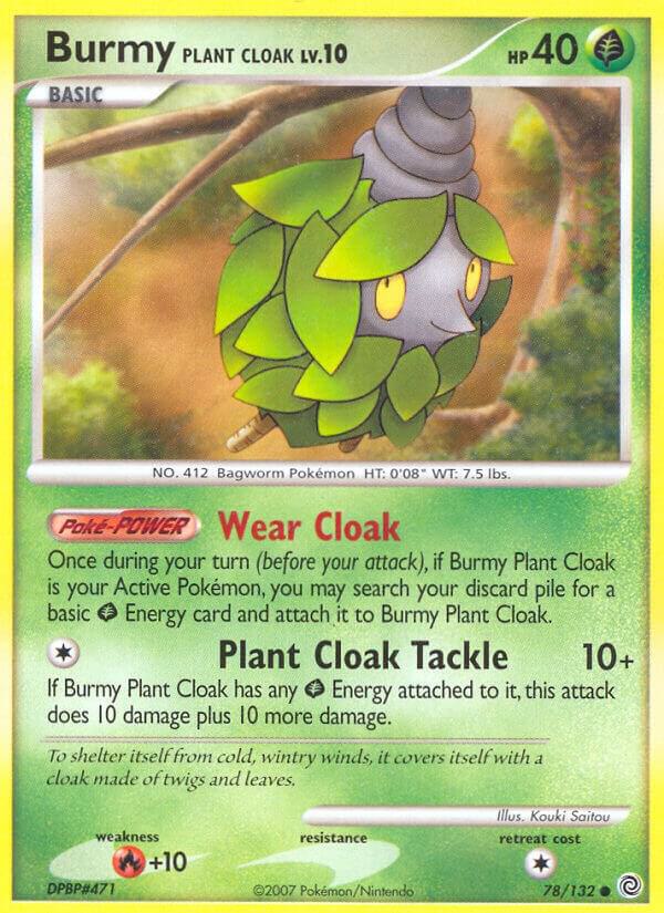 Pokemon Burmy [Plant Cloak] 78/132 Secret Wonders