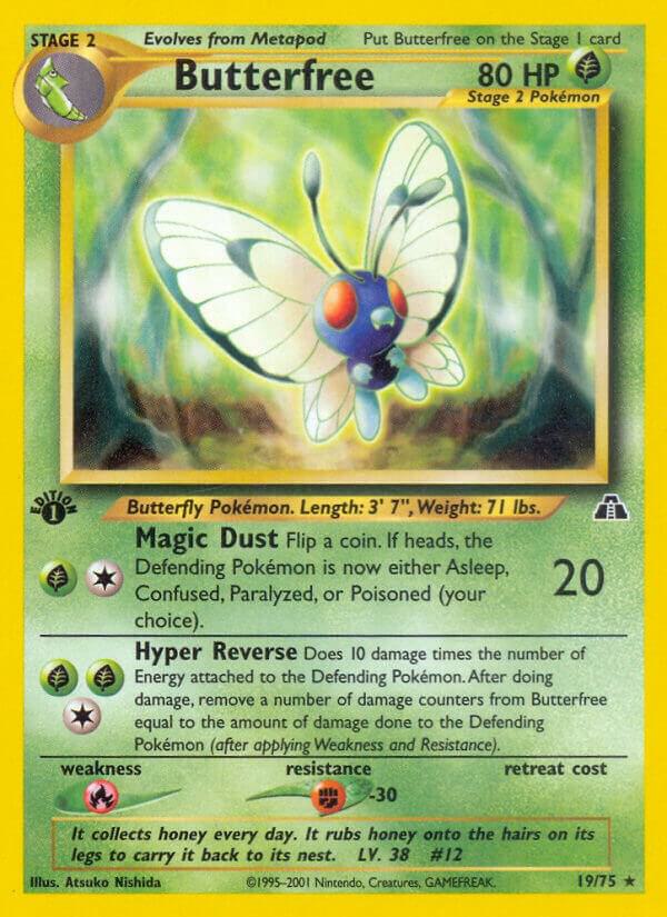 Pokemon Butterfree 19/75 Neo Discovery