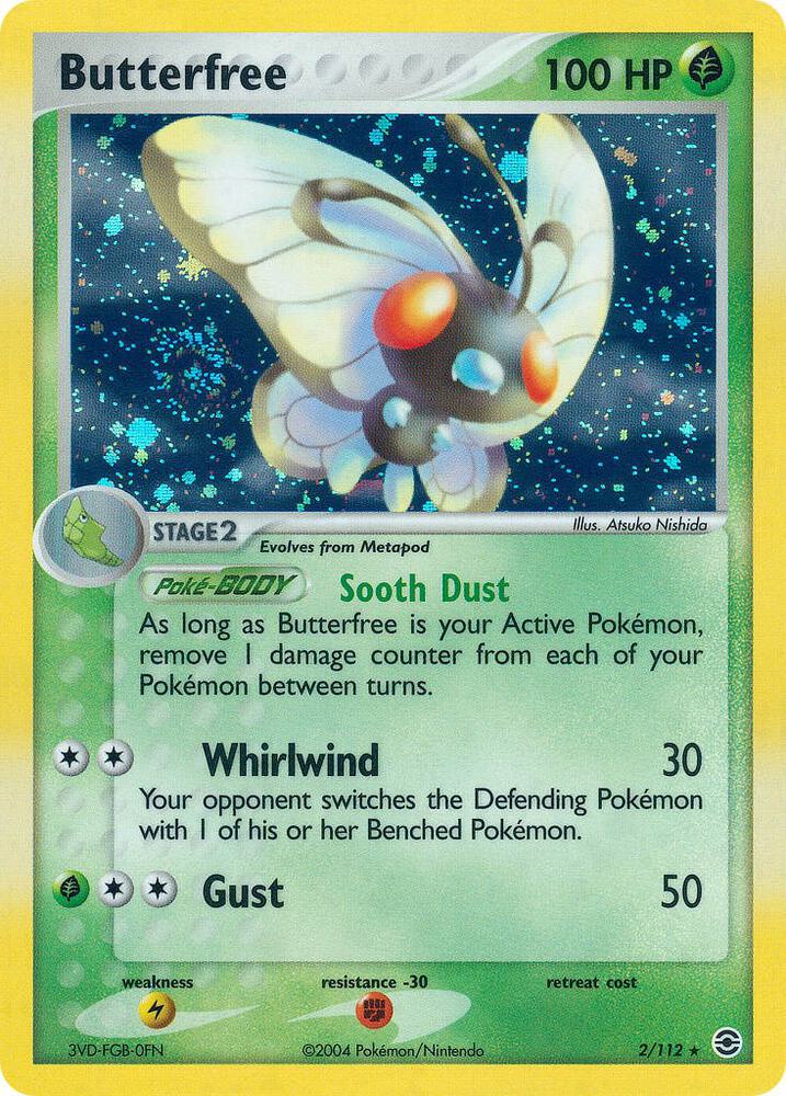 Pokemon Butterfree 2/112 FireRed & LeafGreen
