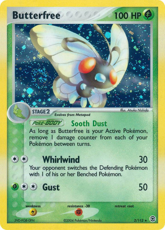 Pokemon Butterfree 2/112 FireRed & LeafGreen