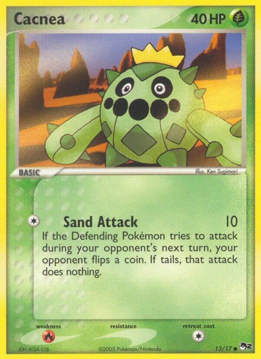 Pokemon Cacnea 13/17 POP Series 2