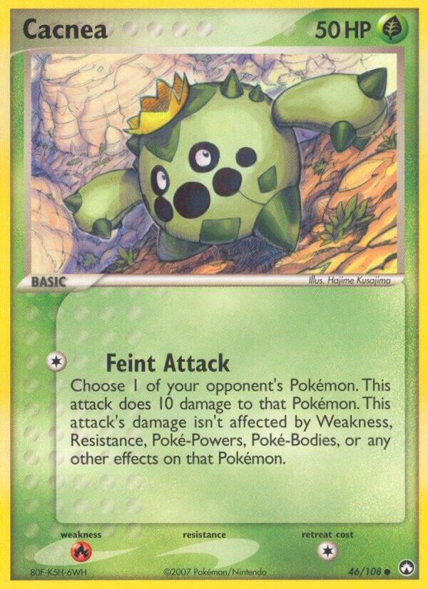 Pokemon Cacnea 46/108 Power Keepers