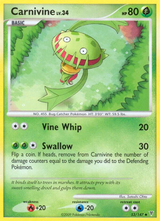 Pokemon Carnivine 53/147 Supreme Victors
