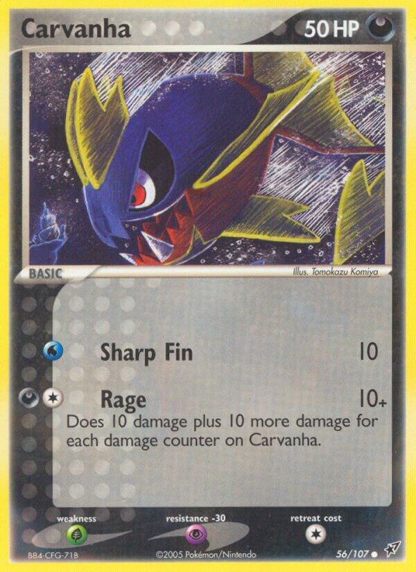 Pokemon Carvanha 56/107 Deoxys