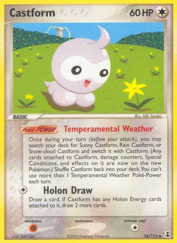 Pokemon Castform 34/113 Delta Species