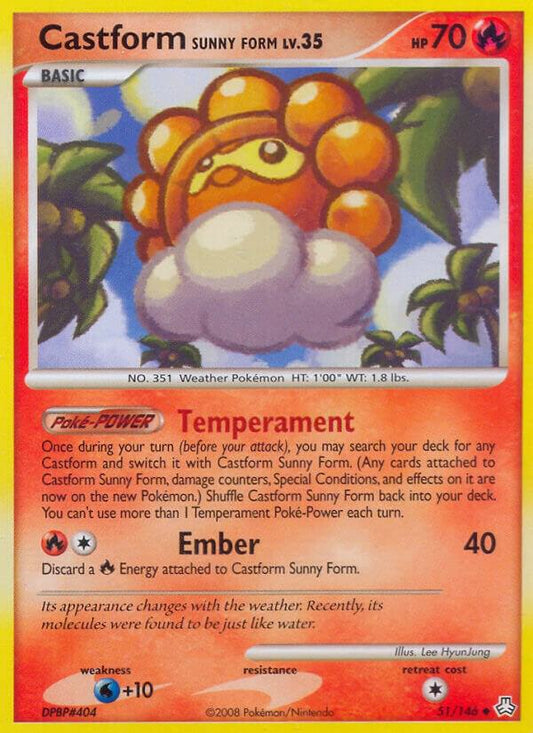Pokemon Castform [Sunny Form] 51/146 Legends Awakened