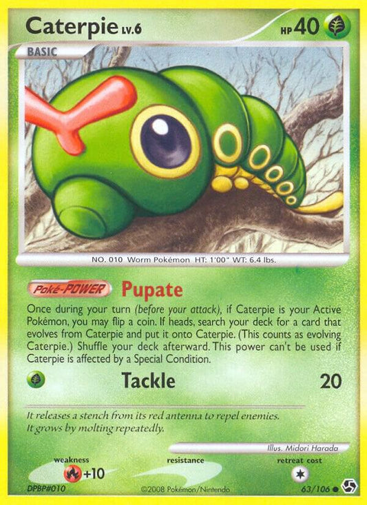 Pokemon Caterpie 63/106 Great Encounters