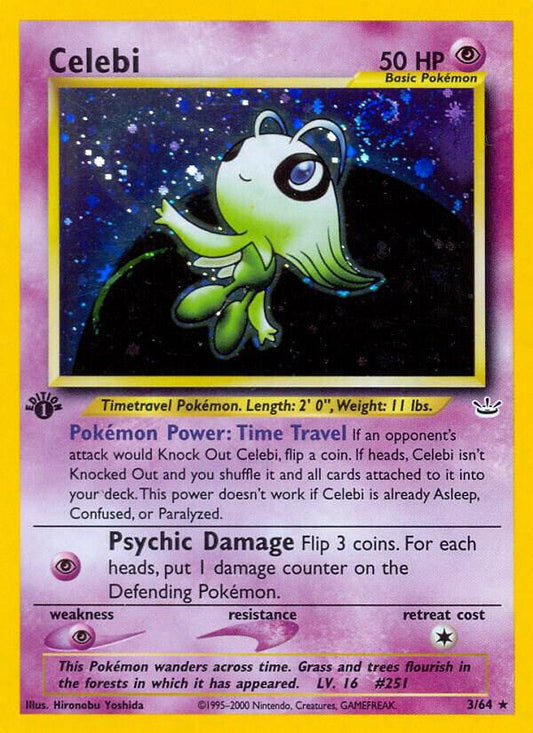 Pokemon Celebi 3/64 Neo Revelation