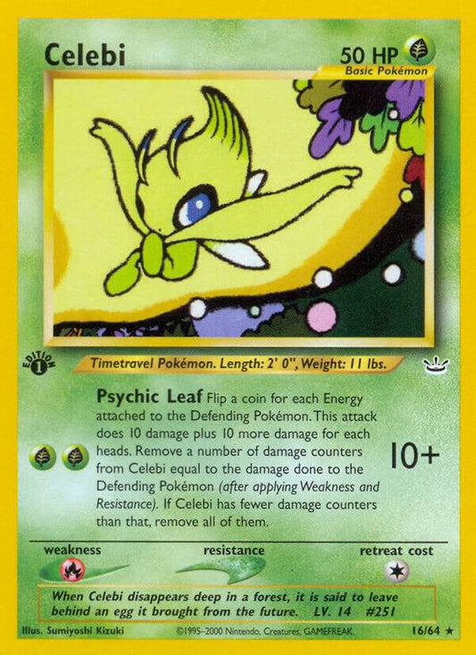 Pokemon Celebi 16/64 Neo Revelation