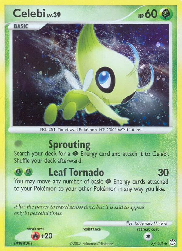 Pokemon Celebi 7/123 Mysterious Treasures