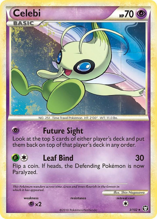 Pokemon Celebi 3/102 Triumphant