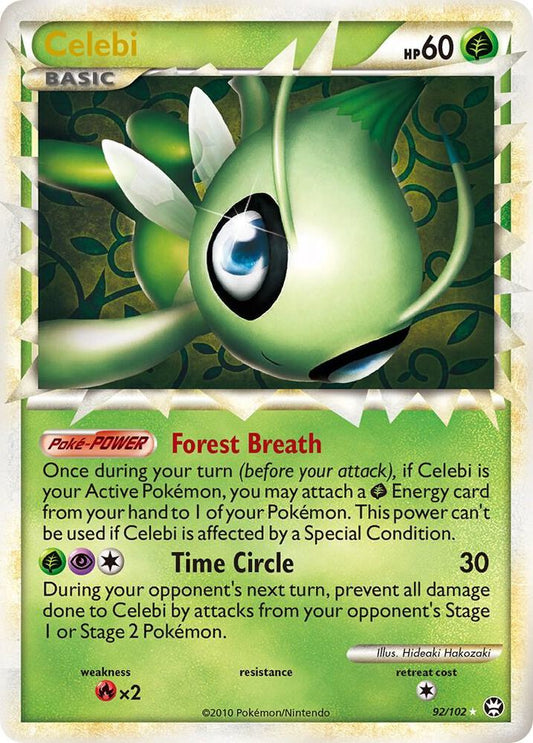 Pokemon Celebi Prime 92/102 Triumphant