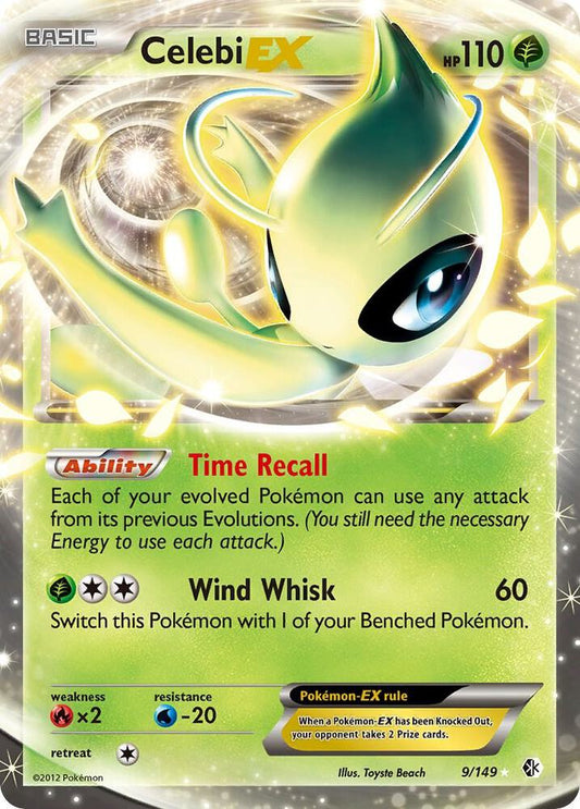 Pokemon Celebi EX 9/149 Boundaries Crossed