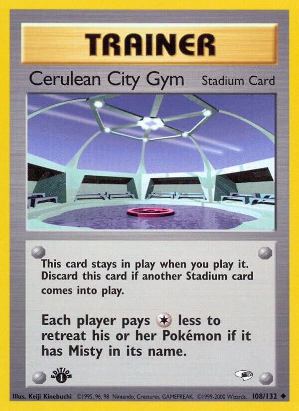 Pokemon Cerulean City Gym 108/132 Gym Heroes