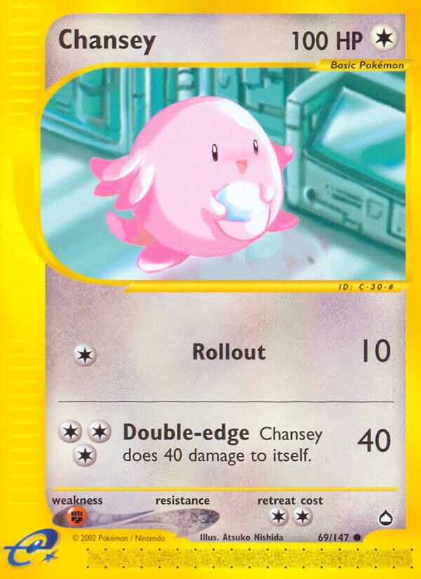 Pokemon Chansey 69/147 Aquapolis