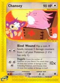 Pokemon Chansey 72/165 Expedition Base Set