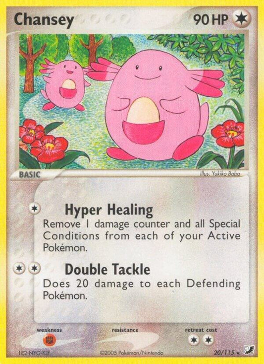 Pokemon Chansey 20/115 Unseen Forces