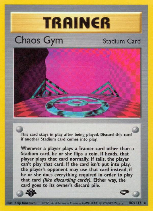 Pokemon  Chaos Gym 102/132 Gym Challenge