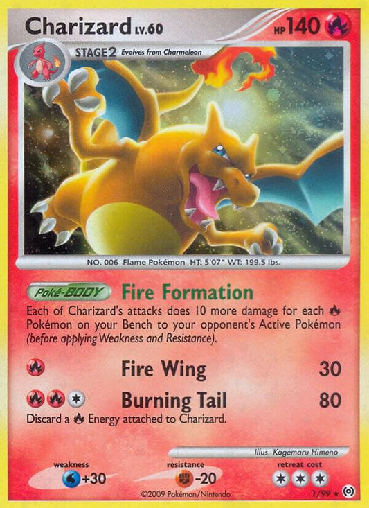 Pokemon Charizard 1/99 Arceus