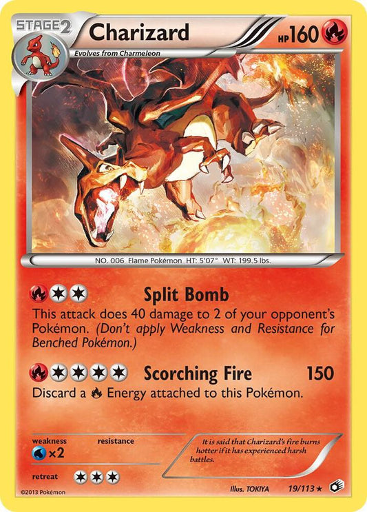 Pokemon Charizard 19/113 Legendary Treasures