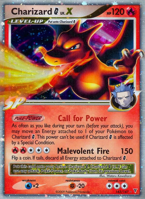 Pokemon Charizard G LV.X 143/147 Supreme Victors