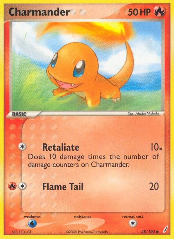 Pokemon Charmander 48/100 Crystal Guardians