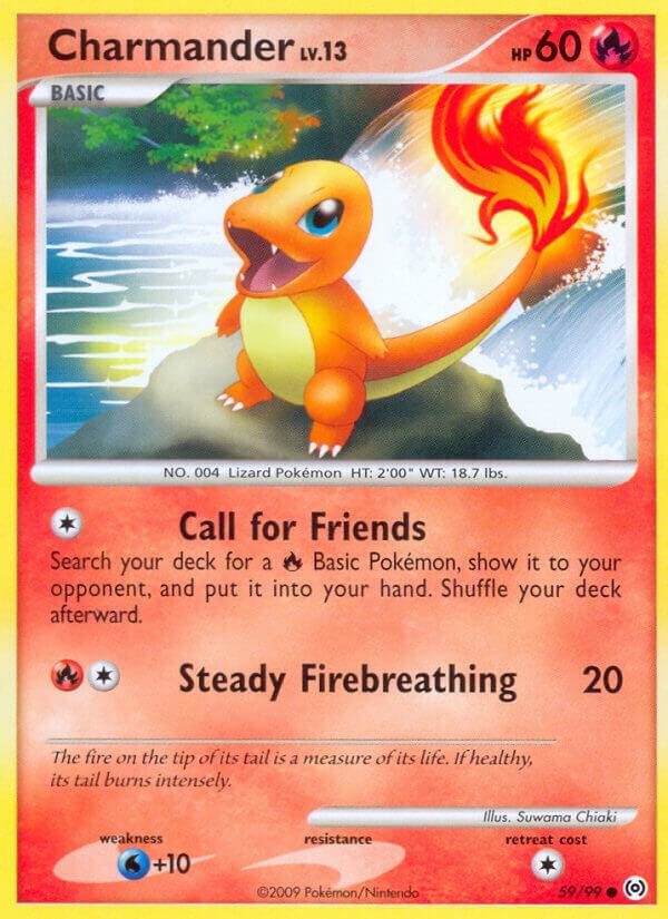 Pokemon Charmander 59/99 Arceus