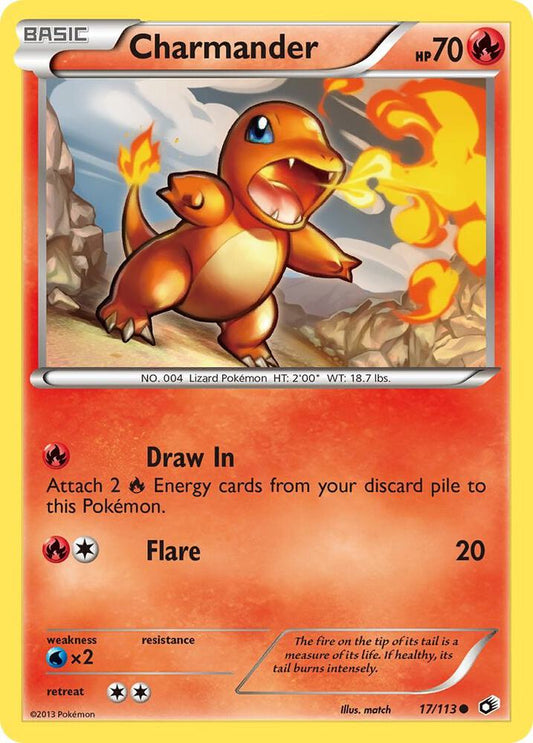 Pokemon Charmander 17/113 Legendary Treasures