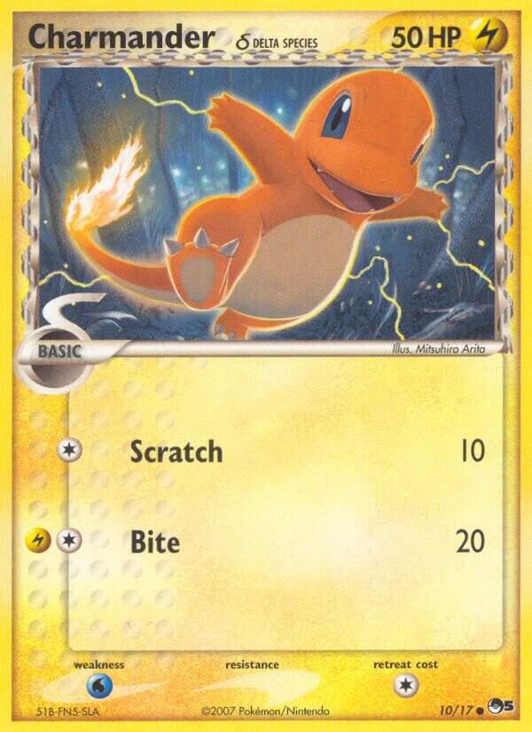 Pokemon Charmander δ 10/17 POP Series 5