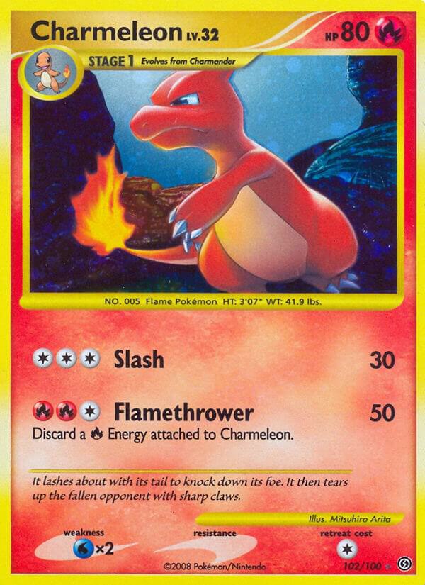 Pokemon Charmeleon 102/100 Stormfront