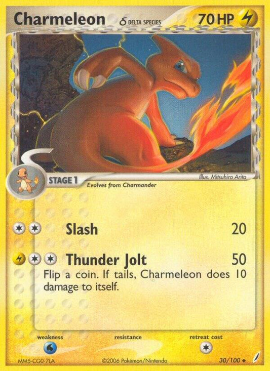 Pokemon Charmeleon δ 30/100 Crystal Guardians
