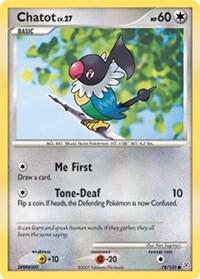 Pokemon Chatot 74/130 Diamond & Pearl