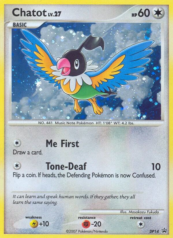 Pokemon Chatot DP14 Diamond & Pearl Promos