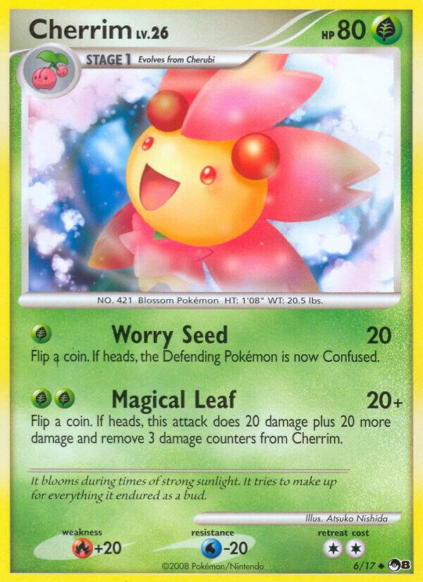 Pokemon Cherrim 6/17 POP Series 8