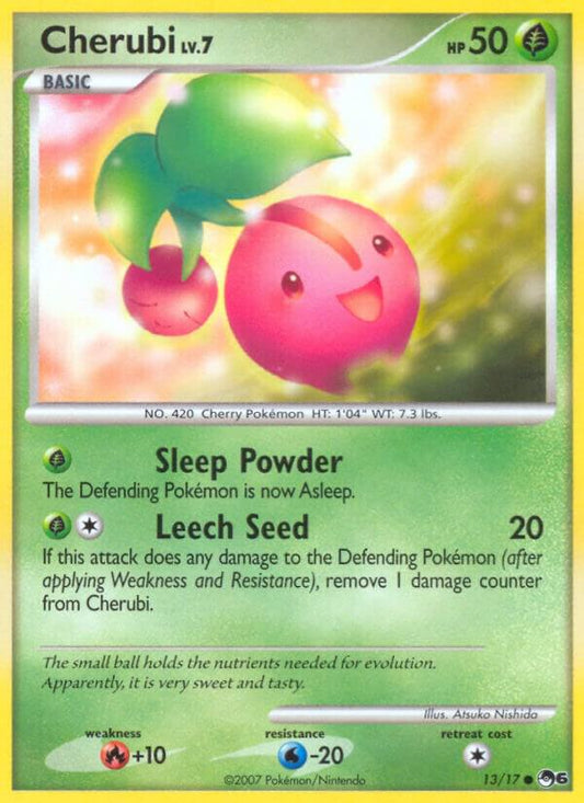 Pokemon Cherubi 13/17 POP Series 6