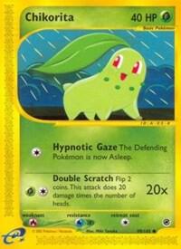 Pokemon Chikorita 99/165 Expedition Base Set
