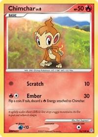 Pokemon Chimchar 76/130 Diamond & Pearl