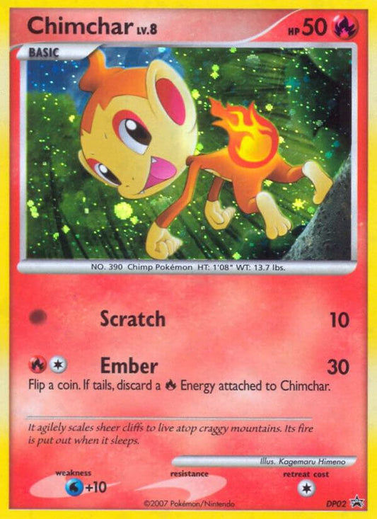 Pokemon Chimchar DP02 Diamond & Pearl Promos
