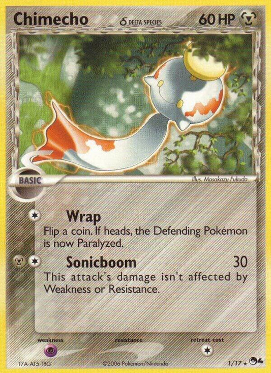Pokemon Chimecho δ 1/17 POP Series 4