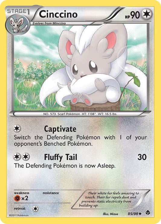 Pokemon Cinccino 85/98 Emerging Powers