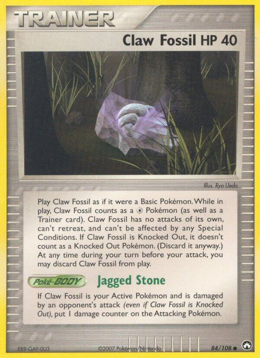 Pokemon Claw Fossil 84/108 Power Keepers