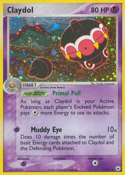 Pokemon Claydol 2/101 Hidden Legends