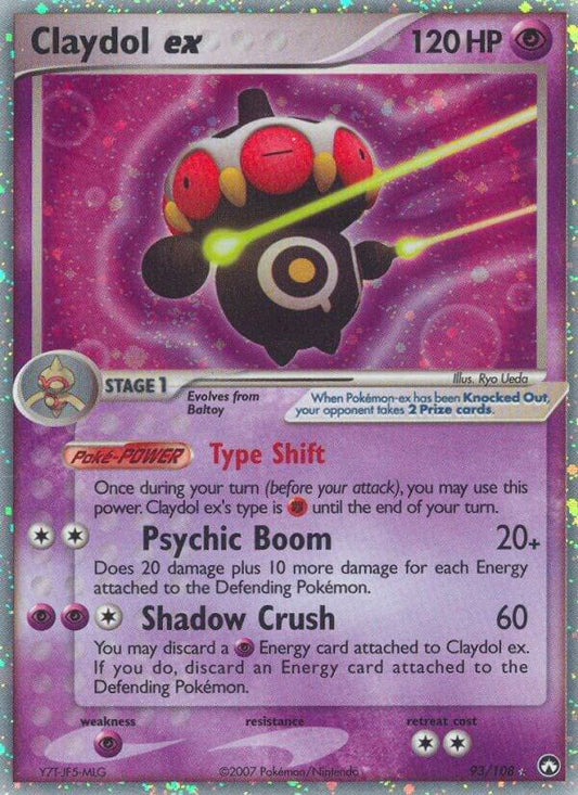Pokemon Claydol ex 93/108 Power Keepers