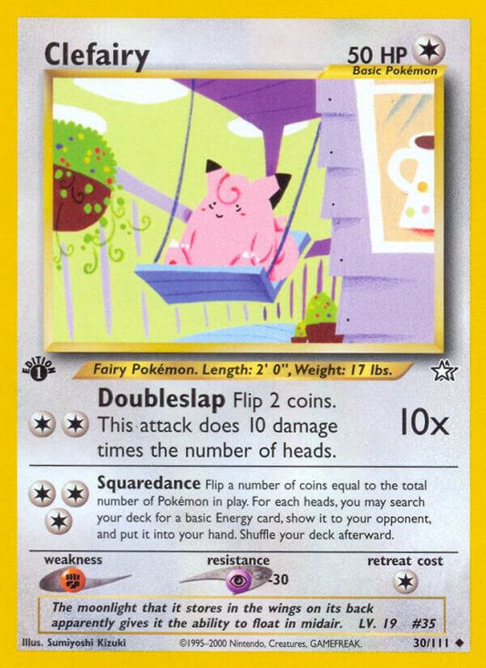 Pokemon Clefairy # 30 Neo Genesis