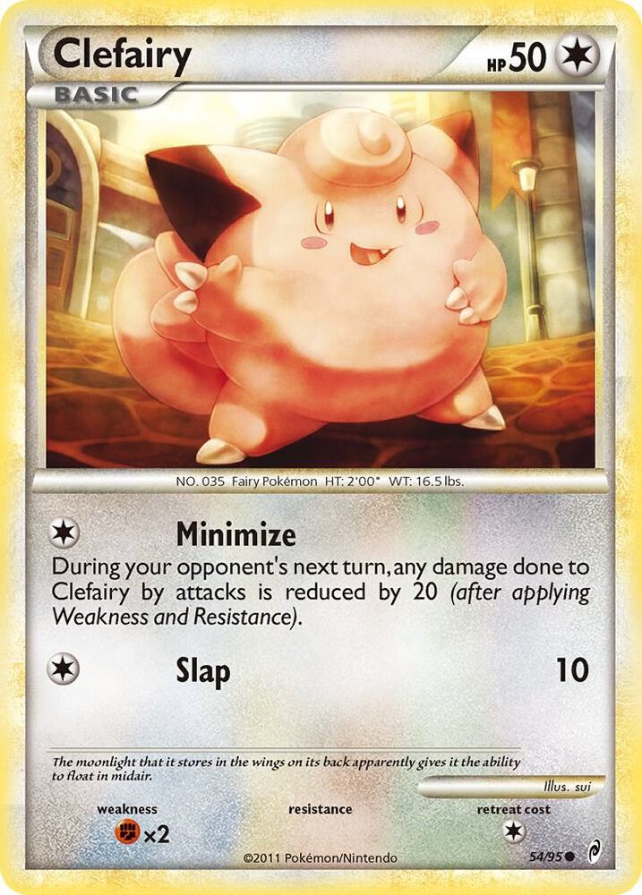 Pokemon Clefairy 54/95 Call of Legends