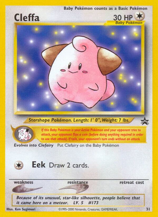 Pokemon Cleffa #31 WOTC Promo