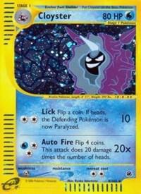 Pokemon Cloyster 8/165 Expedition Base Set