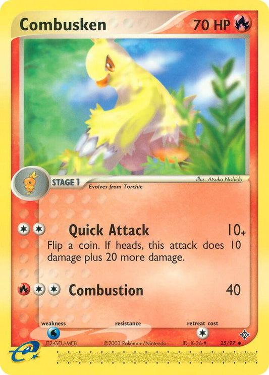 Pokemon Combusken 25/100 Dragon